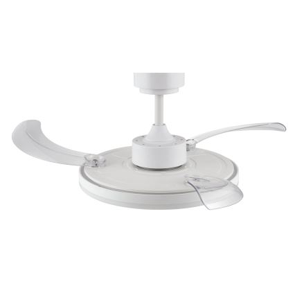 FANAWAY 21612949 - LED dimbare plafondventilator STROLL LED/30W/230V 2700/3500/5000K diameter 106 cm wit/doorzichtig + afstandsbediening