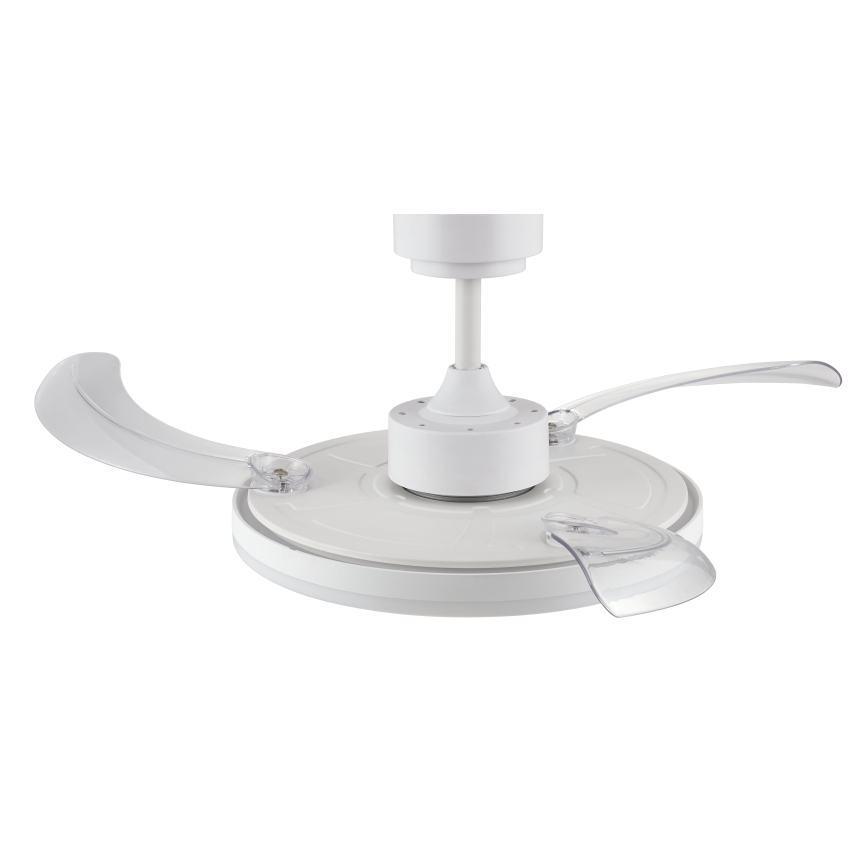 FANAWAY 21612949 - LED dimbare plafondventilator STROLL LED/30W/230V 2700/3500/5000K diameter 106 cm wit/doorzichtig + afstandsbediening
