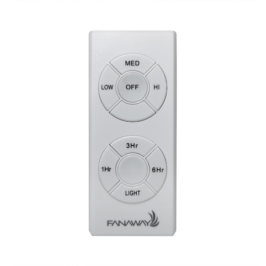 FANAWAY 512120 - Plafondventilator EVORA 2xE27/15W/230V + afstandsbediening