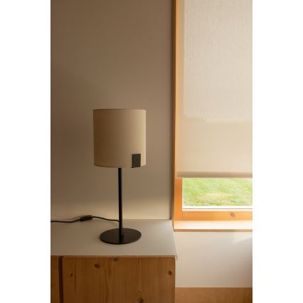 FARO 20054 - Tafellamp NILA 1xE27/15W/230V crème/zwart