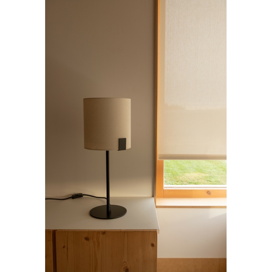 FARO 20054 - Tafellamp NILA 1xE27/15W/230V crème/zwart