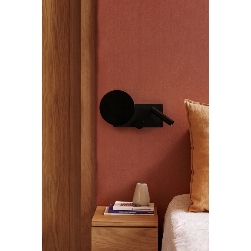 FARO 20058 - LED dimbare wandlamp KLEE LED/10W/230V + LED/3W rechts