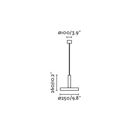 FARO 20169 - Hanglamp aan een koord WHIZ 1xE27/15W/230V blauw