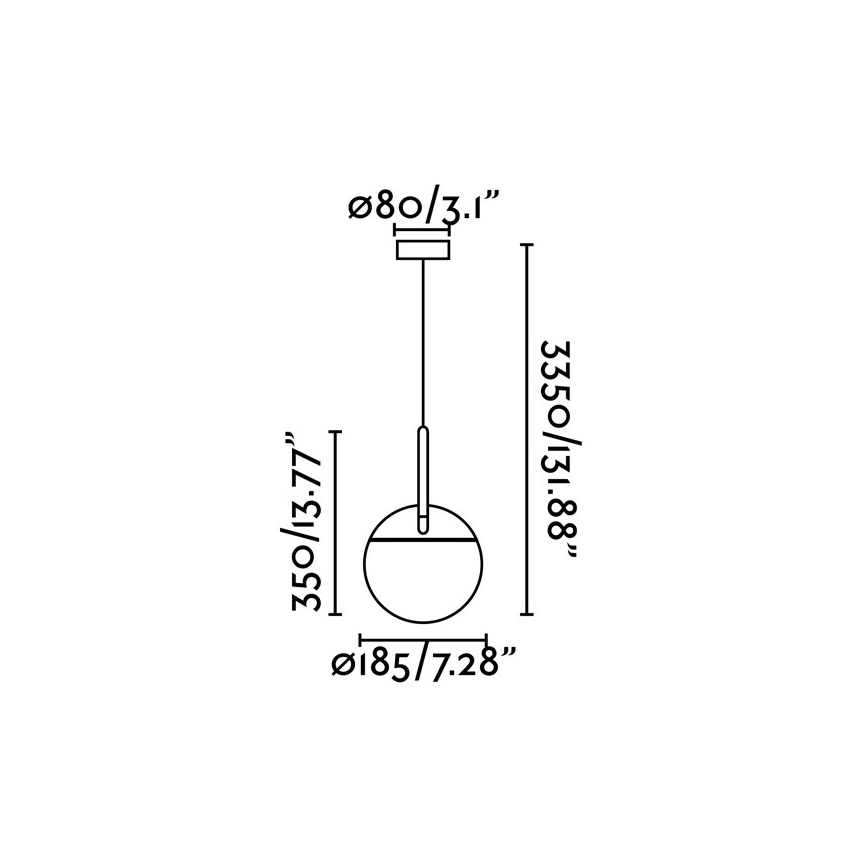 FARO 28210 - Hanglamp aan een koord MINE 1xE27/40W/230V