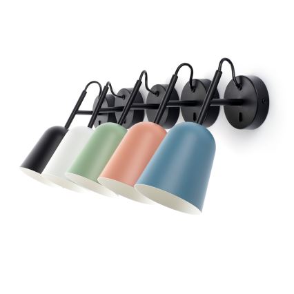 FARO 28258 - Wandlamp STUDIO 1xE14/8W/230V wit/zwart