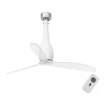 FARO 32000 - Plafondventilator ETERFAN wit/helder Ø 128 cm + afstandsbediening