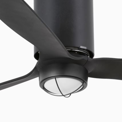 FARO 32043WP-10 - LED-plafondventilator MINI TUBE FAN LED/16W/230V Wi-Fi zwart d.128 cm SMART + afstandsbediening