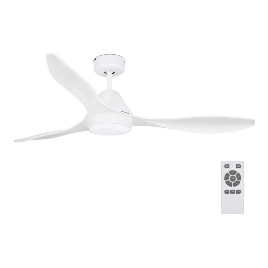 FARO 33346 - LED Plafondventilator POLARIS LED/18W/230V wit d. 132 cm + afstandsbediening
