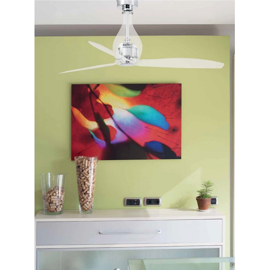 FARO 33382 - Plafondventilator MINI ETERFAN d. 128 cm + afstandsbediening