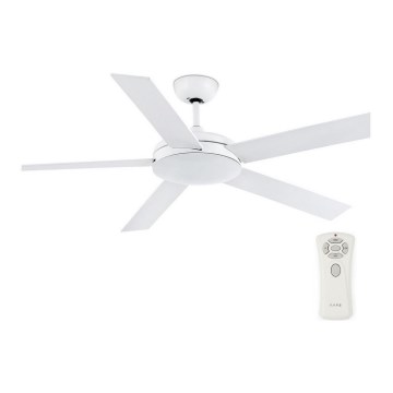 FARO 33420 - Plafondventilator NOVA wit/bruin