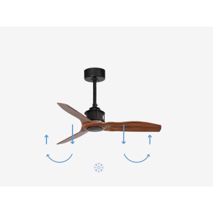 FARO 33425 - Plafondventilator JUST FAN d. 81 cm + afstandsbediening