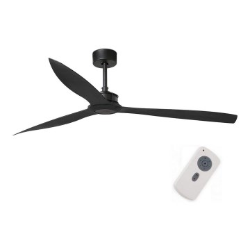 FARO 33432 - Plafondventilator JUST FAN XL diameter 178 cm zwart + afstandsbediening