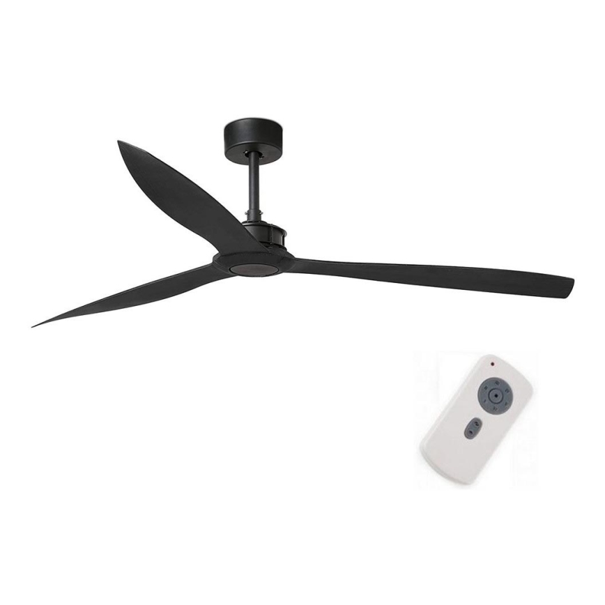 FARO 33432 - Plafondventilator JUST FAN XL diameter 178 cm zwart + afstandsbediening