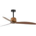 FARO 33435 - Plafondventilator WEAVER M Ø 128 cm bruin/zwart + afstandsbediening