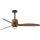 FARO 334351N - LED-dimbare plafondventilator WEAVER M LED/16W/230V Ø 128 cm bruin/zwart + afstandsbediening