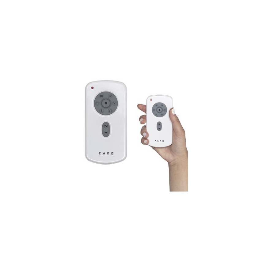 FARO 33461A - Plafondventilator ANDROS XL wit d. 213 cm + afstandsbediening