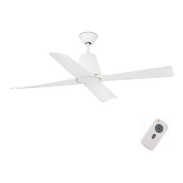 FARO 33480 - Plafondventilator TYPHOON IP44 d 130 cm wit + afstandsbediening