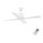 FARO 33480 - Plafondventilator TYPHOON IP44 d 130 cm wit + afstandsbediening