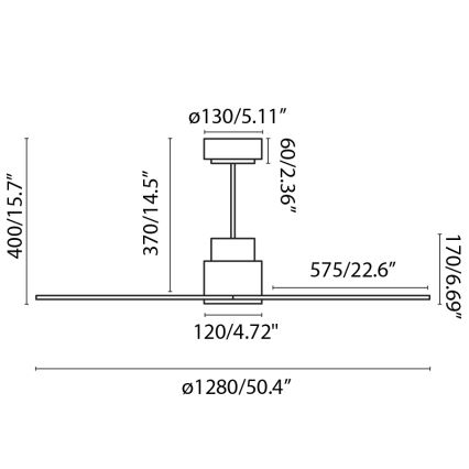 FARO 33487WP - Plafond Ventilator NASSAU Wi-Fi wit