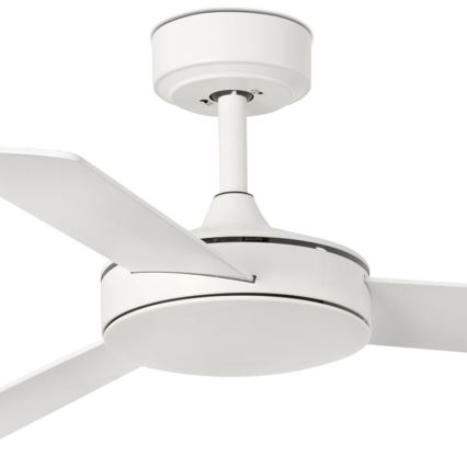 FARO 33603DCWT - Plafondventilator MINI MALLORCA S bruin/wit diameter 106 cm Wi-Fi Tuya + afstandsbediening