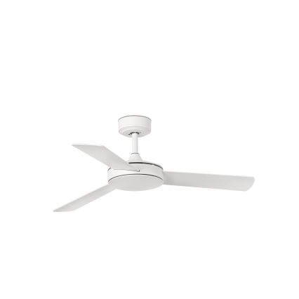 FARO 33603DCWT - Plafondventilator MINI MALLORCA S bruin/wit diameter 106 cm Wi-Fi Tuya + afstandsbediening
