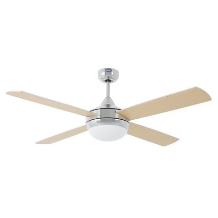FARO 33701 - Plafondventilator ICARIA met afstandsbediening 2xE27/20W/230V grijs d. 132 cm + afstandsbediening