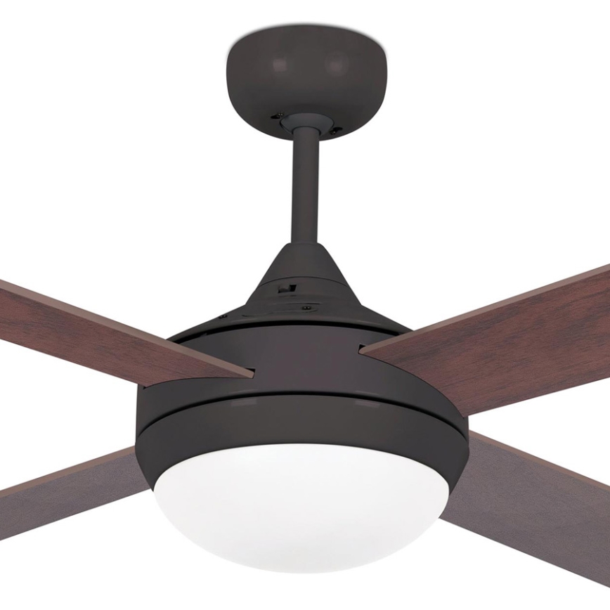 FARO 33702 - Plafondventilator ICARIA 2xE27/20W/230V bruin d. 132 cm + afstandsbediening