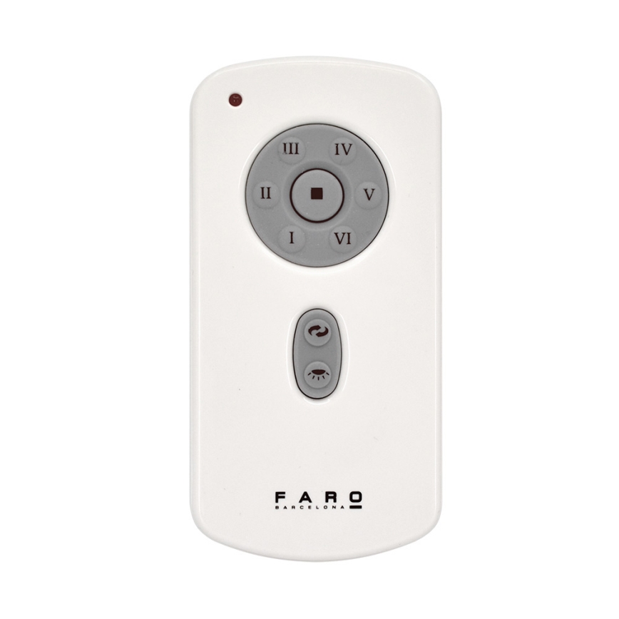 FARO 33722 - LED Plafondventilator NU LED/18W/230V wit d. 132 cm + afstandsbediening