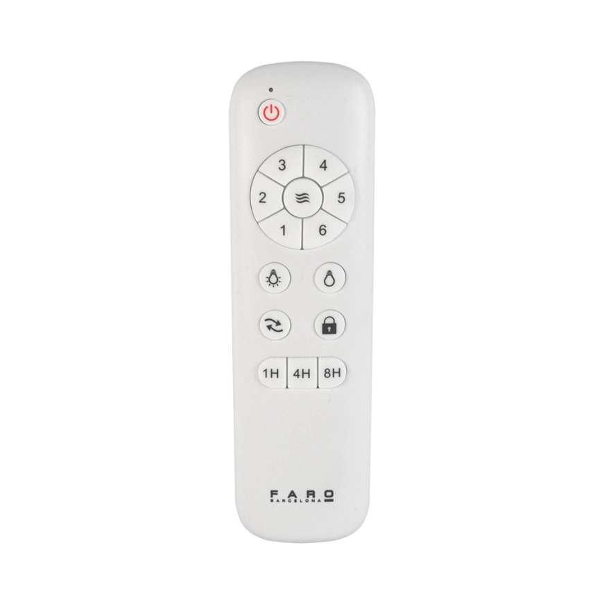 FARO 33725-LED Plafondventilator HYDRA LED/20W/230V d. 132 cm+afstandsbediening