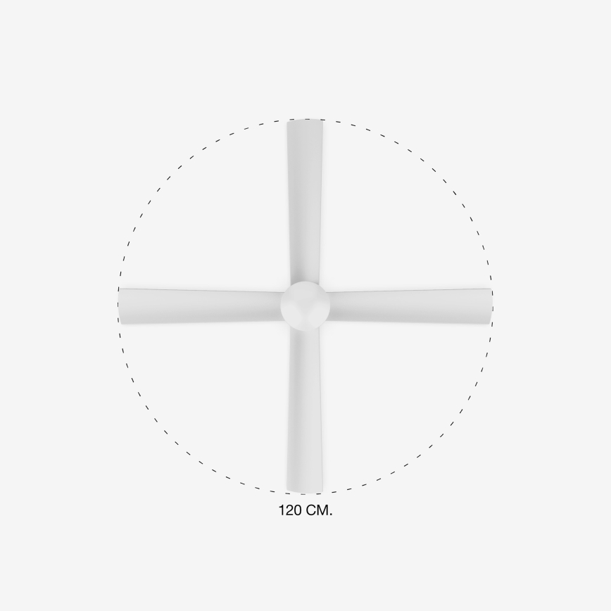 FARO 33756 - LED Plafondventilator FRASER LED/16W/230V wit d. 120 cm + afstandsbediening