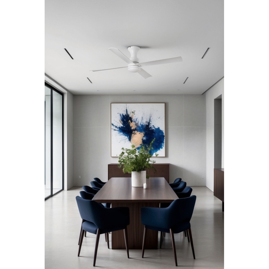 FARO 33756WT - LED-plafondventilator FRASER XL LED/16W/230V wit diameter 120 cm Wi-Fi Tuya + afstandsbediening