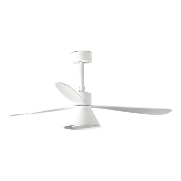 FARO 33760WT-22 - LED dimbare plafondventilator AMELIA L CONE LED/20W/230V 2700/3500/5000K wit diameter 132 cm Wi-Fi Tuya + afstandsbediening