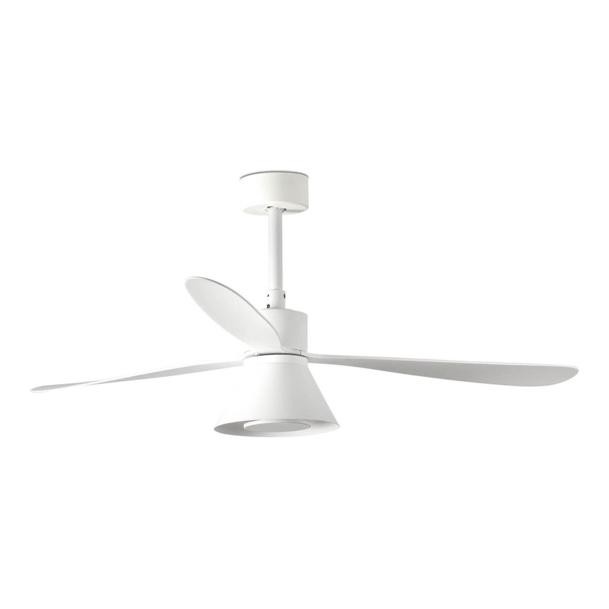 FARO 33760WT-22 - LED dimbare plafondventilator AMELIA L CONE LED/20W/230V 2700/3500/5000K wit diameter 132 cm Wi-Fi Tuya + afstandsbediening