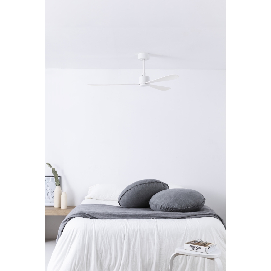 FARO 33760WT - Plafondventilator AMELIA L wit diameter 132 cm Wi-Fi Tuya + afstandsbediening