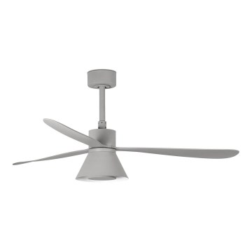 FARO 33762WT-24 - LED dimbare plafondventilator AMELIA L CONE LED/20W/230V 2700/3500/5000K grijs diameter 132 cm Wi-Fi Tuya + afstandsbediening