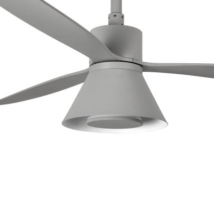 FARO 33762WT-24 - LED dimbare plafondventilator AMELIA L CONE LED/20W/230V 2700/3500/5000K grijs diameter 132 cm Wi-Fi Tuya + afstandsbediening