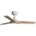 FARO 33805WT - Plafondventilator HEYWOOD S hout/wit diameter 90 cm Wi-Fi Tuya + afstandsbediening