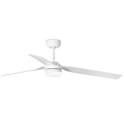 FARO 33814WP-20 - LED dimbare plafondventilator PUNT M LED/24W/230V 3000K/4200K/6500K wit d. 130 cm SMART + afstandsbediening
