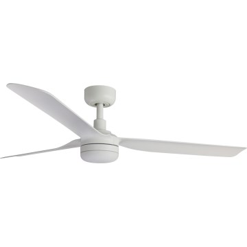 FARO 33814WT-20 - LED-dimbare plafondventilator PUNT M LED/18W/230V 2700/3000/4000K wit Ø 132 cm Wi-Fi Tuya + afstandsbediening