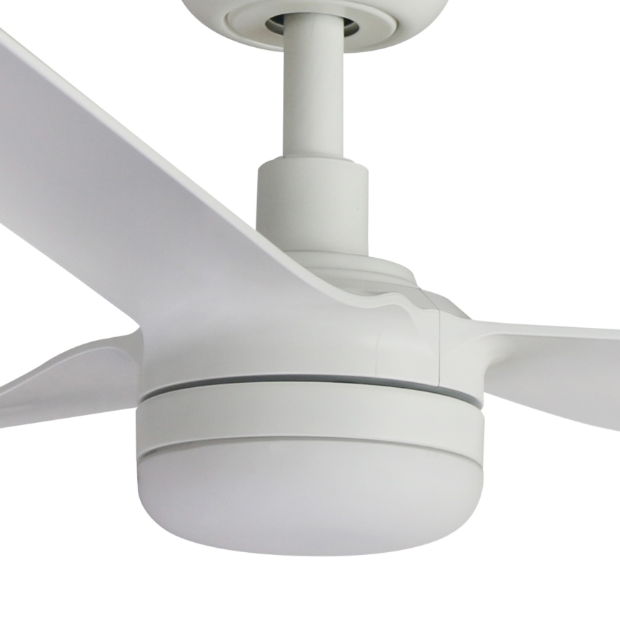 FARO 33814WT1S - LED dimbare plafondventilator PUNT M LED/18W/230V 2700/3000/4000K Ø 132 cm wit Wi‑Fi Tuya + afstandsbediening