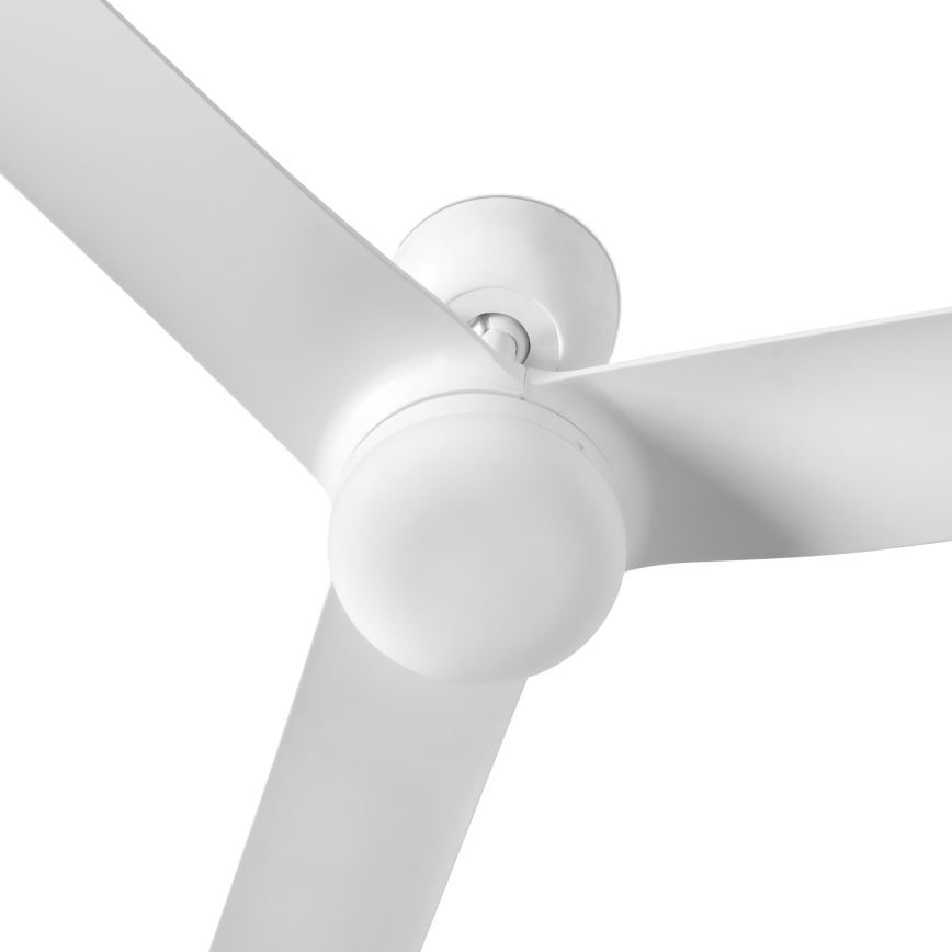 FARO 33814WT1S - LED dimbare plafondventilator PUNT M LED/18W/230V 2700/3000/4000K Ø 132 cm wit Wi‑Fi Tuya + afstandsbediening
