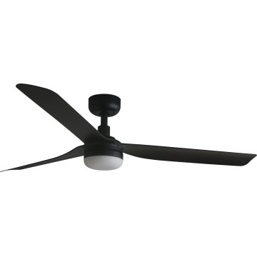 FARO 33815WT-21 - LED dimbare plafondventilator PUNT M LED/18W/230V 2700/3000/4000K zwart Ø 132 cm Wi-Fi Tuya + afstandsbediening
