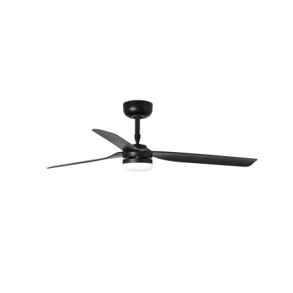 FARO 33815WT-21 - LED dimbare plafondventilator PUNT M LED/18W/230V 2700/3000/4000K zwart Ø 132 cm Wi-Fi Tuya + afstandsbediening