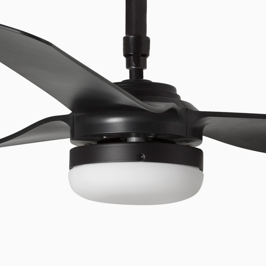 FARO 33815WT-21 - LED dimbare plafondventilator PUNT M LED/18W/230V 2700/3000/4000K zwart Ø 132 cm Wi-Fi Tuya + afstandsbediening