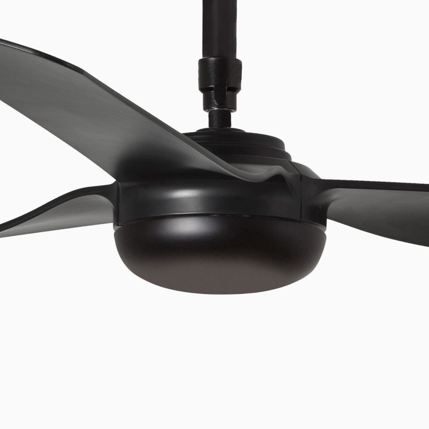 FARO 33815WT - Plafondventilator PUNT M zwart diameter 132 cm Wi-Fi Tuya + afstandsbediening