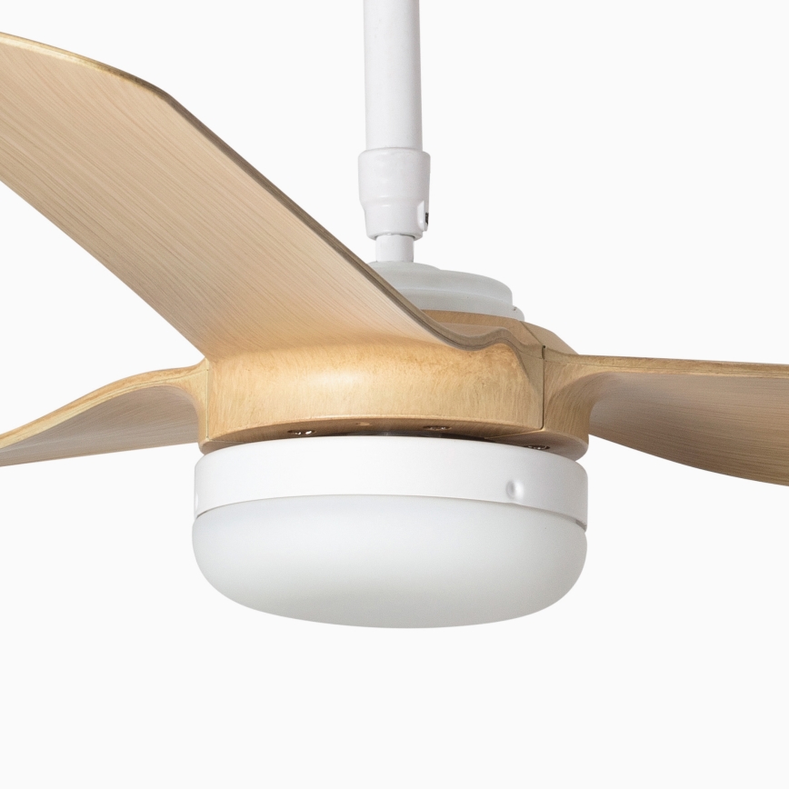 FARO 33816-20 - LED-plafondventilator PUNT LED/18W/230V Wi-Fi beige/wit + afstandsbediening