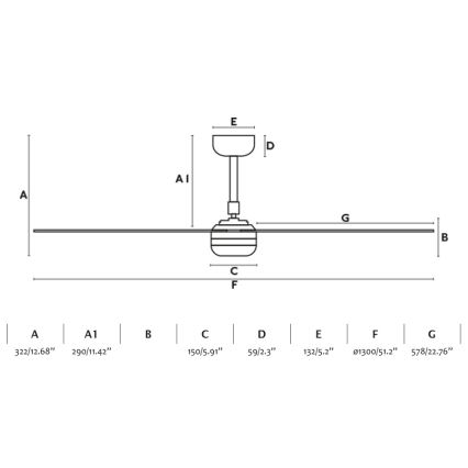 FARO 33816-20 - LED-plafondventilator PUNT LED/18W/230V Wi-Fi bruin/zwart + afstandsbediening
