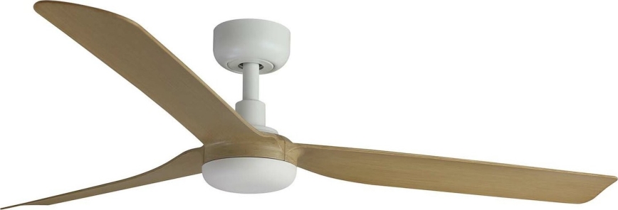 FARO 33816WT - Plafondventilator PUNT M bruin/wit diameter 132 cm Wi-Fi Tuya + afstandsbediening