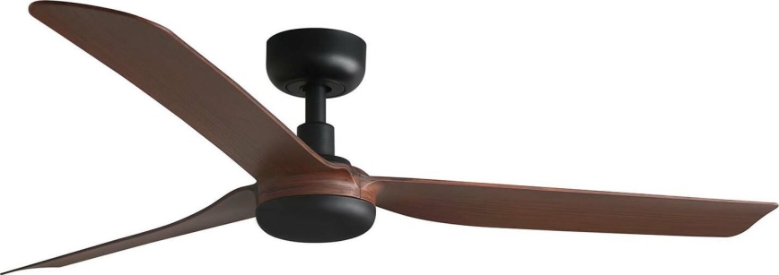 FARO 33817WT - Plafondventilator PUNT M bruin/zwart diameter 132 cm Wi-Fi Tuya + afstandsbediening