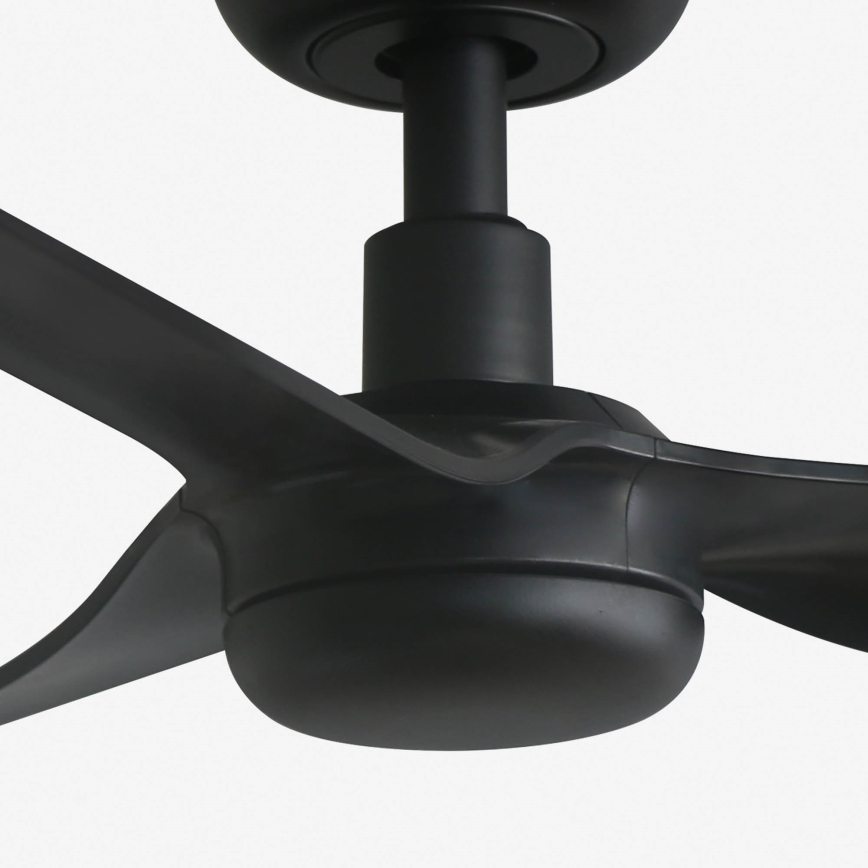 FARO 33822WT - Plafondventilator MINI PUNT S zwart diameter 90 cm Wi-Fi Tuya + afstandsbediening